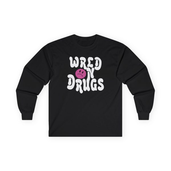 Future Wrld on Drugs Juice Wrld Neon Tie Dye Unisex Ultra Cotton Long Sleeve Tee